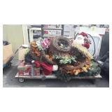 Group with Christmas Tree, Santa Claus figurines,