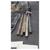 Birdhouse on post and 4 sections of post