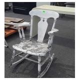 Older wooden rocker short