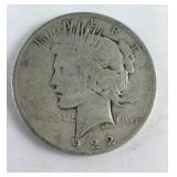 1922D peace Dollar