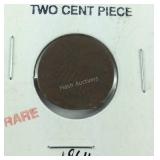 Two cent piece 1864