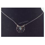 Sterling silver necklace 16in