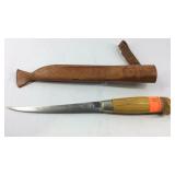 J. Marttnni Finland knife with sheath