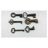 Six skeleton keys