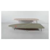 Two foldable ironing boards, 9" x 23.5" and 4" x