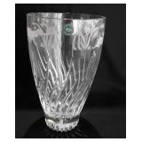 Lenox fine crystal vase made in Slovenia, 10"