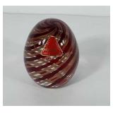 Murano glass paper weight, made in Italy, 3.5"