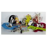 Toy lot: wii toys, K9 Kannon, plush toys, tigger