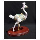 Lenox carousel ostrich figure, 10.5"