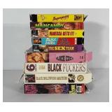 Erotica, adult only XXX VHS videos. Limited