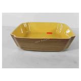 Stoneware casserole dish made in Portugal, seller