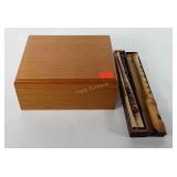 Mixed group, includes two wooden records made in