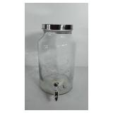 Glass beverage dispenser, 12"