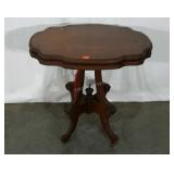 Accent table, needs a little work, age wear as