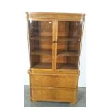 Deco style china cabunet, one piece. Some finish