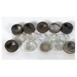 Mason jar glass lids and rings