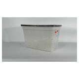 18 gallon storage tote with lid.