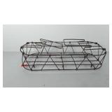 Metal bottle carrier, 4" x 9" x 18"