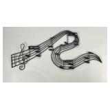Music metal wall hanging, 34x19, seller code Z3