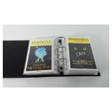 Binder of Play Bills, some are signed, signatures