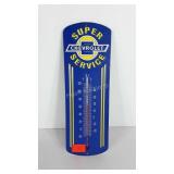 Advertising, Chevrolet metal thermometer 4x12