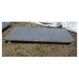 Metal Warehouse Platform Cart, 32x66"