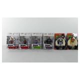 Six DC Comic action figures, unopened, includes