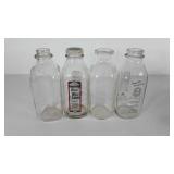 Dairy bottles, quart sized Sealtest, Blue Cheese