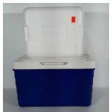 "Picnic Basket" Igloo cooler and small styrofoam