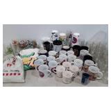 Glassware, plastic drink cups, mugs, Peanuts &