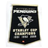 Pittsburgh Penguins felt Stanley Cup banner,