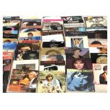 Vinyl records, approximately 50 albums, includes