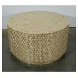 Mother of pearl decorative ottoman or accent