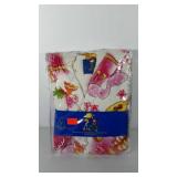 Terry cloth kids hooded cover up, size L, made