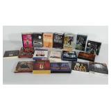 Books on cassette and CD.