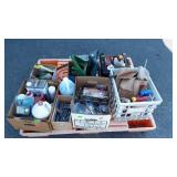 Skid lot:  tools and hardware, pry bar, files,