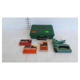 Bostitch stapler with staples and case