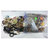 Large bag of costume jewelry