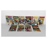 Group of comic books, mostly Marvel, includes