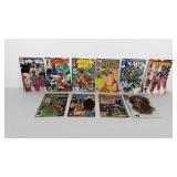 Group of Marvel comic books, includes Iron Man,