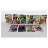 Group of DC comic books, includes The Outsiders,