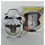 Wacky Wakers cow alarm clock in box
