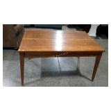 Farm table, 37" x 53 1/2", leg separation as