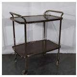 Cosco tea service trolley, 28x19x32, wheels roll