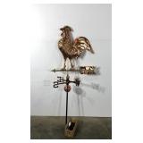 Copper rooster weathervane, brand new out of box