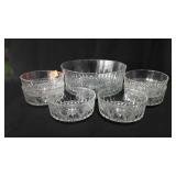 Cavalier arcoroc 7 piece salad bowl set with box,