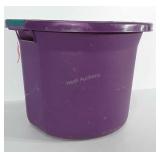 Poly tub with handles. Measures 16" tall and 20"