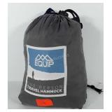 Equip one person travel hammock in bag