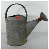 Galvanized watering can, 15"
