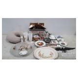 Platters, coasters, Tupperware salt & pepper,